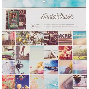 American Crafts - Insta Crush Paper Pad, 12x12, 48/Pkg