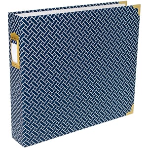 Project Life: Navy Weave D-Ring Album, 12x12