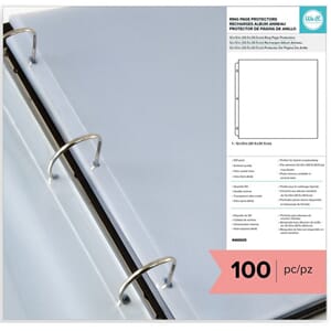 We R Memory Keepers: Full Page Ring Photo Sleeves, 100/Pkg