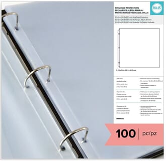 We R Memory Keepers: Full Page Ring Photo Sleeves, 100/Pkg