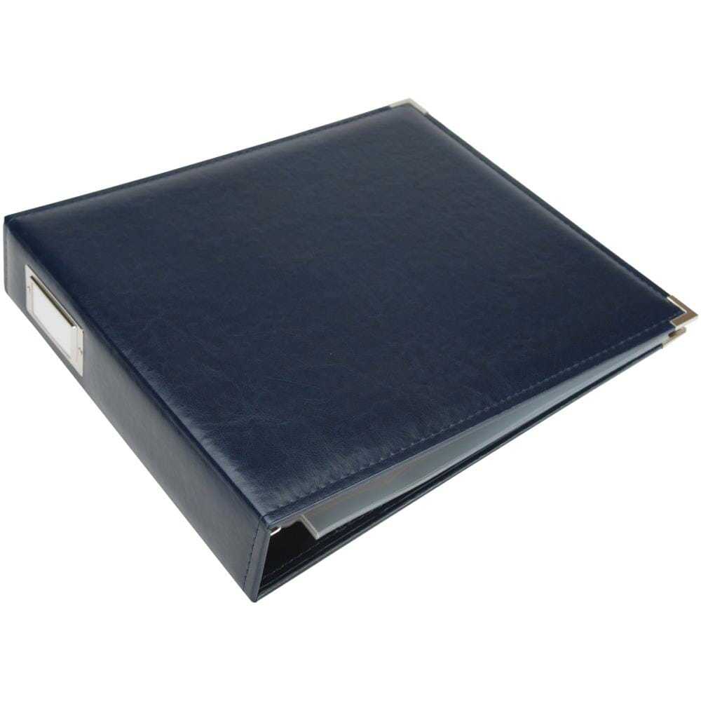 We R Memory Keepers 12x12 Photo American Crafts 660905 Classic D-Ring Album per Scrapbooking, 30,5 x 30,5 cm, Carbone, Acrilico, Multicolore, 34.79x39.11x6.85 cm