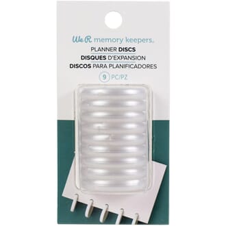 We R - Pearl Crop-A-Dile Power Punch Planner Discs 9/Pkg