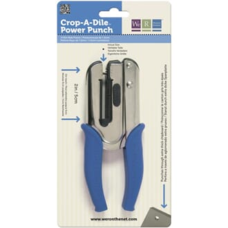 We R Memory Keepers: Crop-A-Dile Power Punch, 1/16 in Hole