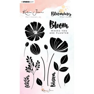 Studio Light: 01 Karin Joan Blooming Collection Clear Stamps