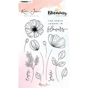 Studio Light: 02 Karin Joan Blooming Collection Clear Stamps