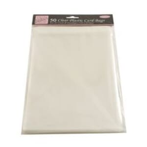 Anita's: Clear Plastic Card Bags, str 162x225 mm, 50/Pkg