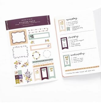 Archer & Olive: Be Mine -  Planner Stickers, 2 sheets
