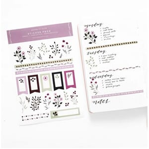 Archer & Olive - Berries Planner Stickers, 2 sheets