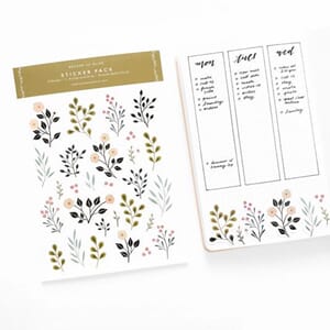 Archer & Olive - June Planner Stickers, 2 sheets