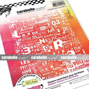 Carabelle: Art Printing A6 - Collage lettres et chiffres