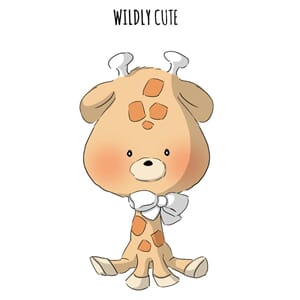 Art Impressions: Wildly Cute Zoo Babies - Cling Rubber Stamp