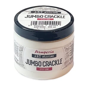 Stamperia - Texture Paste Jumbo Crackle Step 1 Transparent