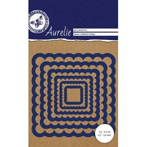Aurelie - Square Scalloped Nesting Die