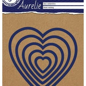 Aurelie - Heart Nesting Die