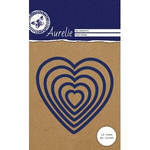 Aurelie - Heart Nesting Die