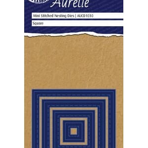 Aurelie - Stitched Square Mini Nesting Die