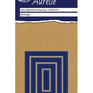 Aurelie - Stitched Rectangle Mini Nesting Die
