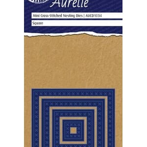 Aurelie - Cross-Stitch Square Mini Nesting Die