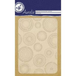 Aurelie - Dotted Circles Background Embossing Folder