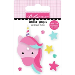 Bella Blvd - Unicorn My Candy Girl Bella-Pops 3D Stickers