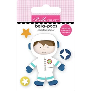 Bella Blvd - Space Boy To The Moon Bella-Pops 3D Stickers