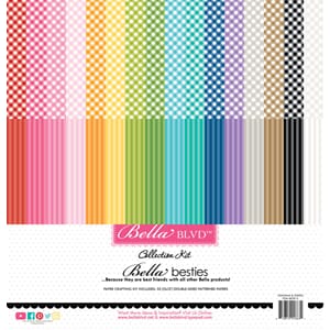 Bella Blvd - Gingham & Stripes Rainbow Collection
