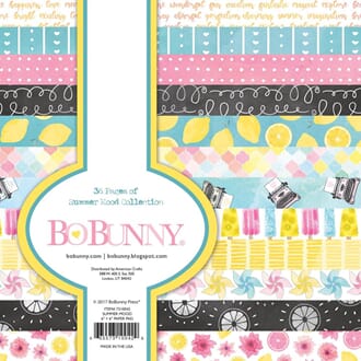 BoBunny: Summer Mood Paper Pad, 6x6, 36/Pkg