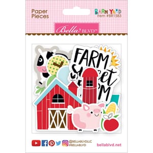 Bella Blvd: Barnyard Paper Pieces Cardstock Die-Cuts