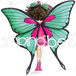 Stamping Bella: Babette The Butterfly Cling Stamps, 1/Pkg