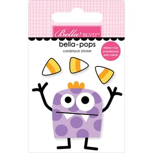 Monsters & Friends: Candy Bandit Bella-Pops 3D Stickers