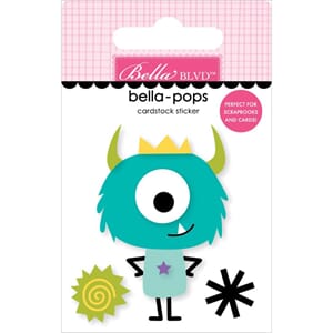 Monsters & Friends: Little Monster Bella-Pops 3D Stickers