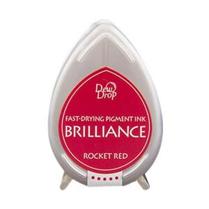 Brilliance Dew Drop: Rocket Red - Pigment Inkpad
