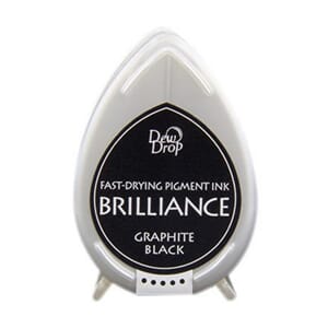 Brilliance Dew Drop: Graphite Black - Pigment Inkpad