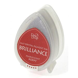 Brilliance Dew Drop - Pearlescent Poppy Pigment Ink Pad