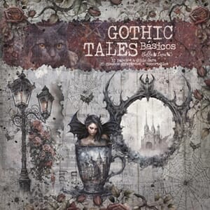 Bella Luna - Gothic Tales Basic 8x8 inch Paper Pack