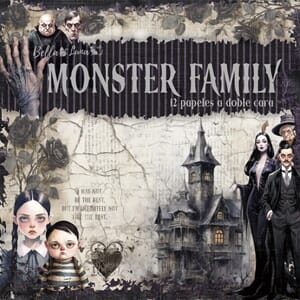 Bella Luna - Monster Family 8x8 inch Paper Pack
