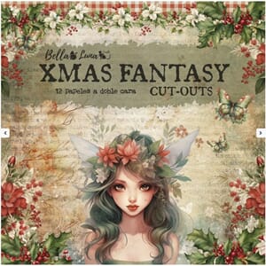 Bella Luna - XMAS Fantasy Cut-Outs 8x8 inch Paper Pack