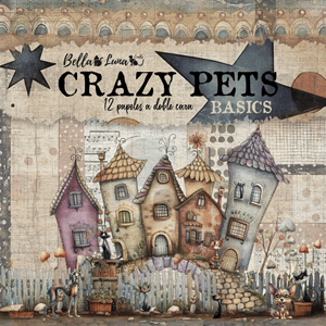 Bella Luna - Crazy Pets Basic 8x8 inch Paper Pack
