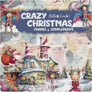 Bella Luna - Crazy Christmas Frames 12x12 Collection