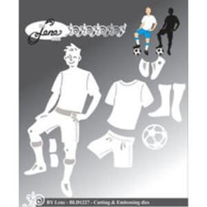 By Lene - Football Player Cutting & Embossing Dies