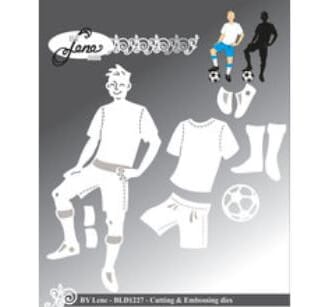 By Lene - Football Player Cutting & Embossing Dies