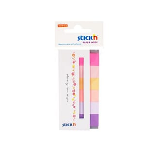Stick'n - Pastell Index Tabs, 6 farger , 30 stk