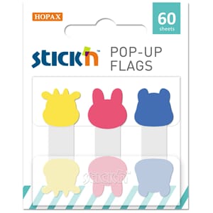 Stick'n - Pop up Flags 3x20b Cow