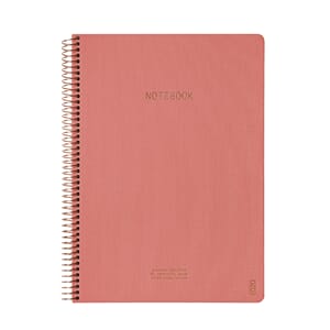 KOZO - Soft Coral Premium Notebook, str A4