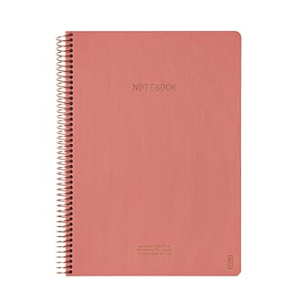 KOZO - Soft Coral Premium Notebook, str A4