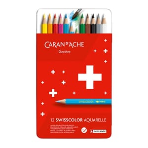 Caran d'ache - Swisscolor Aquarelle, 12/Pkg