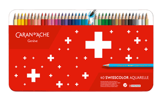 Caran d'ache - Swisscolor Aquarelle, 40/Pkg