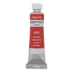 Caran d'Ache: Scarlet - Gouache paint, 10 ml