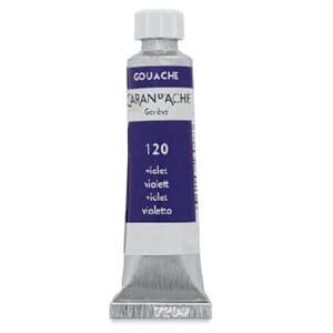 Caran d'Ache: Violet - Gouache paint, 10 ml