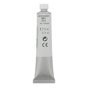 Caran d'Ache: White - Gouache paint, 21 ml